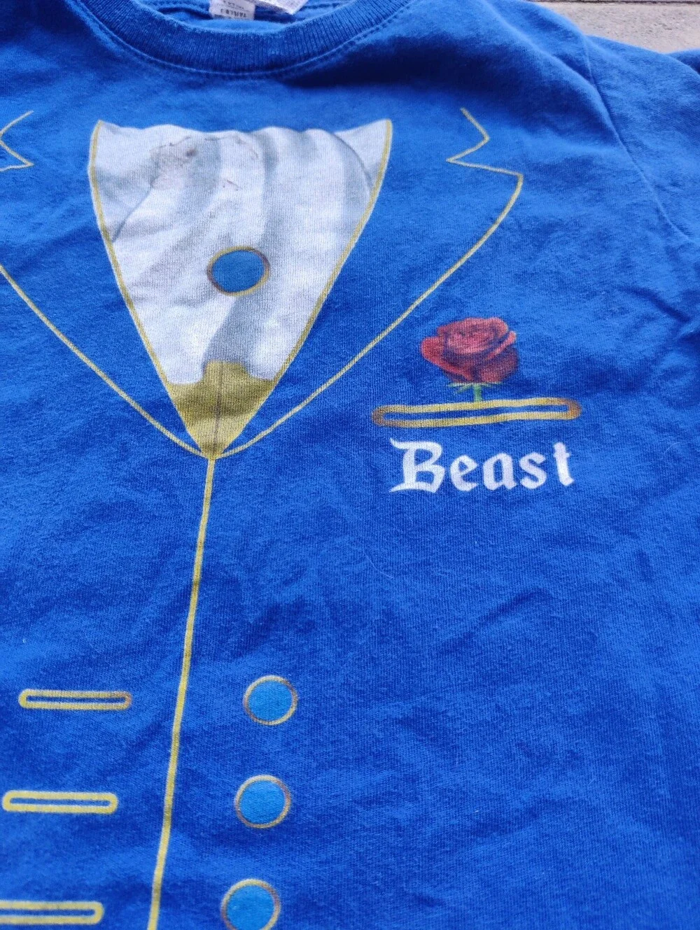 Beauty  And The Beast Beast Shirt Costume 3t